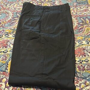 Black docker style pants pleated front - could be for dress or school